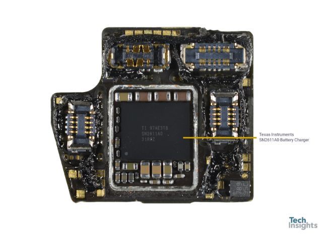 苹果11零件解析图,iphone11内部图 该a13 bionic有一个苹果零件编号apl1w55.