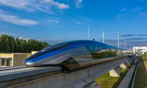 时速600公里高速磁浮交通系统在青岛下线
