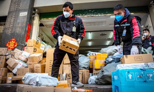前八月农村地区快递收投量超280亿件