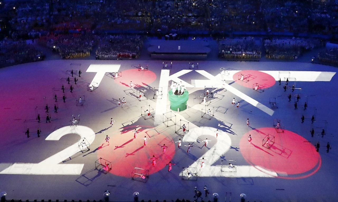 东京奥运会今晚开幕 中国奥运代表团第108位入场.jpg