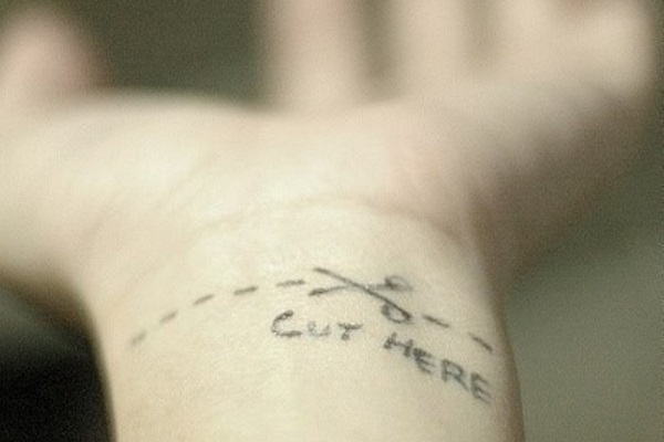 Cut here перевод