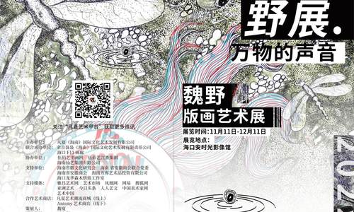 魏野版画艺术展《野展——万物的声音 》在海口开展