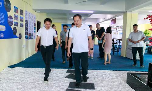 琼山区政府梁明副区长莅临天道指导产业规划工作
