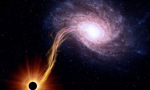 宇宙初期爆发的光畸变揭示稀有黑洞