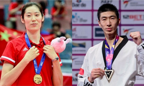 朱婷和赵帅担任东京奥运会开幕式中国体育代表团旗手