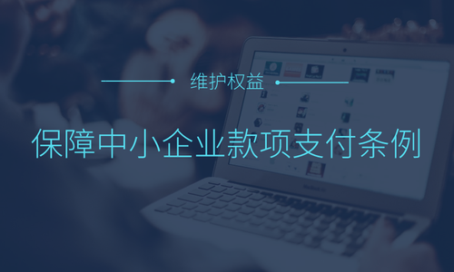 保障中小企业款项支付条例