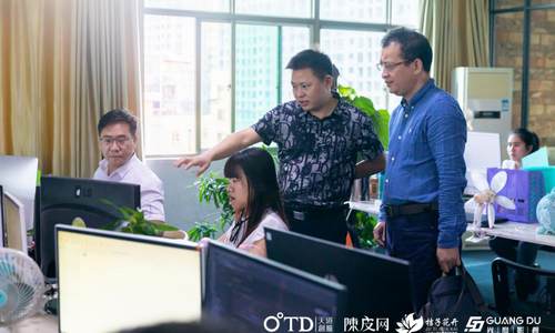 海南省商务厅电商处来天道创服集团调研红柿到家运营情况
