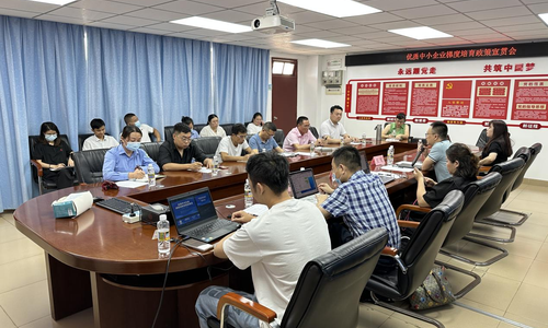 儋州市科工信局组织开展优质中小企业梯度培育政策宣贯活动