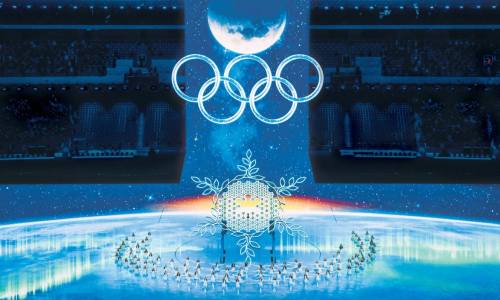 奥运五环“破冰而出” 航天科技立大功