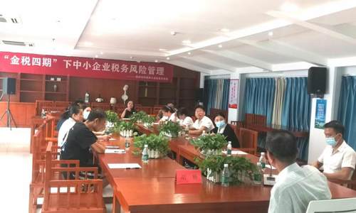 儋州市科工信局成功举办“金税四期”下中小企业税务风险管理沙龙讲座