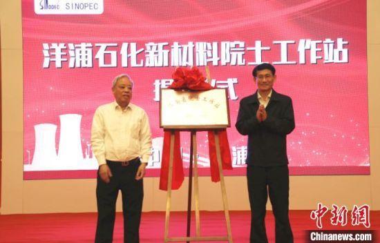 海南省首个石化新材料院士工作站正式揭牌