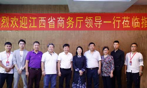 江西省商务厅厅长刘翠兰莅临天道创服集团参观考察